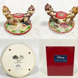 Jim Shore Disney Traditions - Chip And Dale - Save Some For Santa With Box & Tag